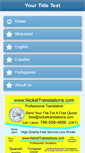 Mobile Screenshot of nickeltranslations.com